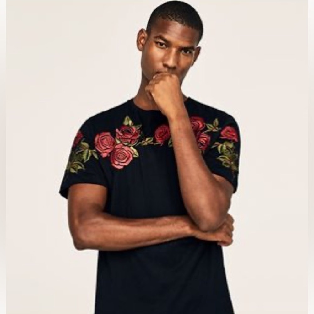 3/$15 Zara Man Floral Print Tee